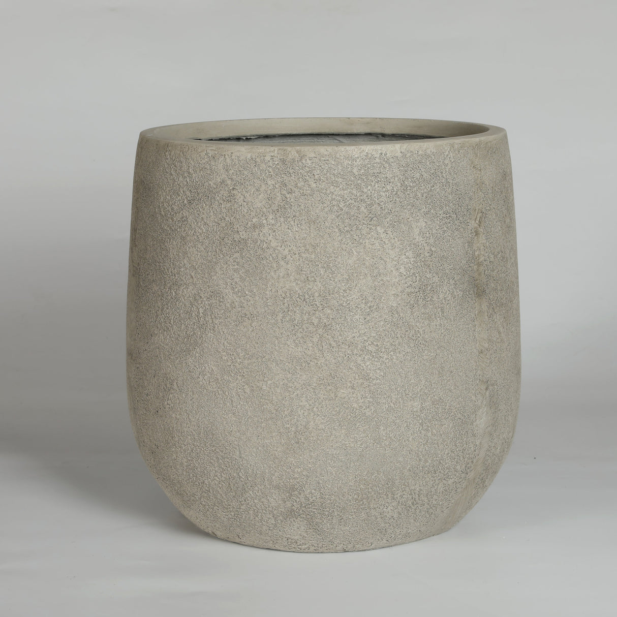 Round Concrete Planter Set of 2 - Antique Grey