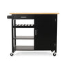 Contemporary Design Kitchen Cart With Wheels