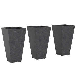 Stackable Taper Planters, Set of 3