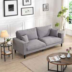 Modern Upholstered Resilience Three Seater Sofa
