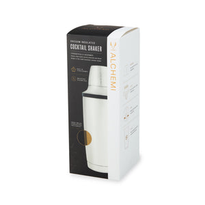 Alchemi Vacuum Insulated Cocktail Shaker in Brushed Steel Vi