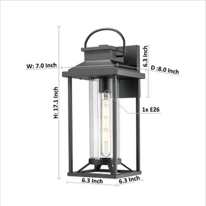 Textured Outdoor Porch Lights