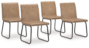 Pharwynn - Dining Upholstered Side Chair (Set of 4) - Toast