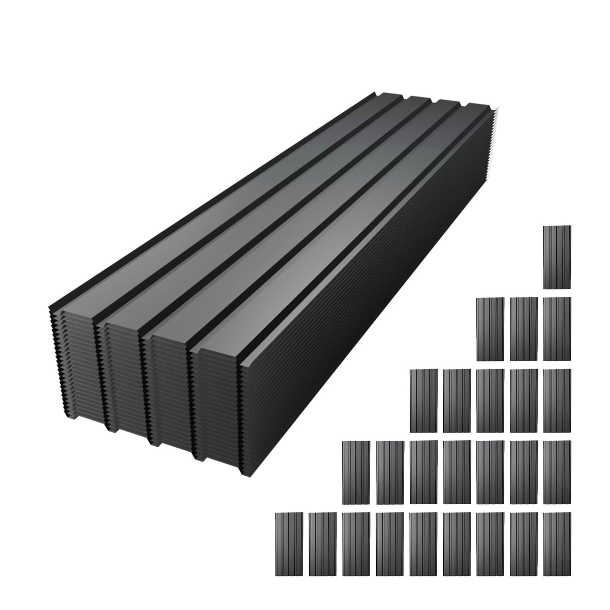 Metal Roof Panel (72.8 In) - 25 Pack