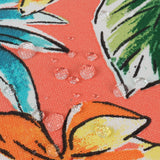 2 Pack Outdoor Throw Pillows, Waterproof & Fade-Resistant Patio Cushions (18x18 Inch, Bright Coral Pink)