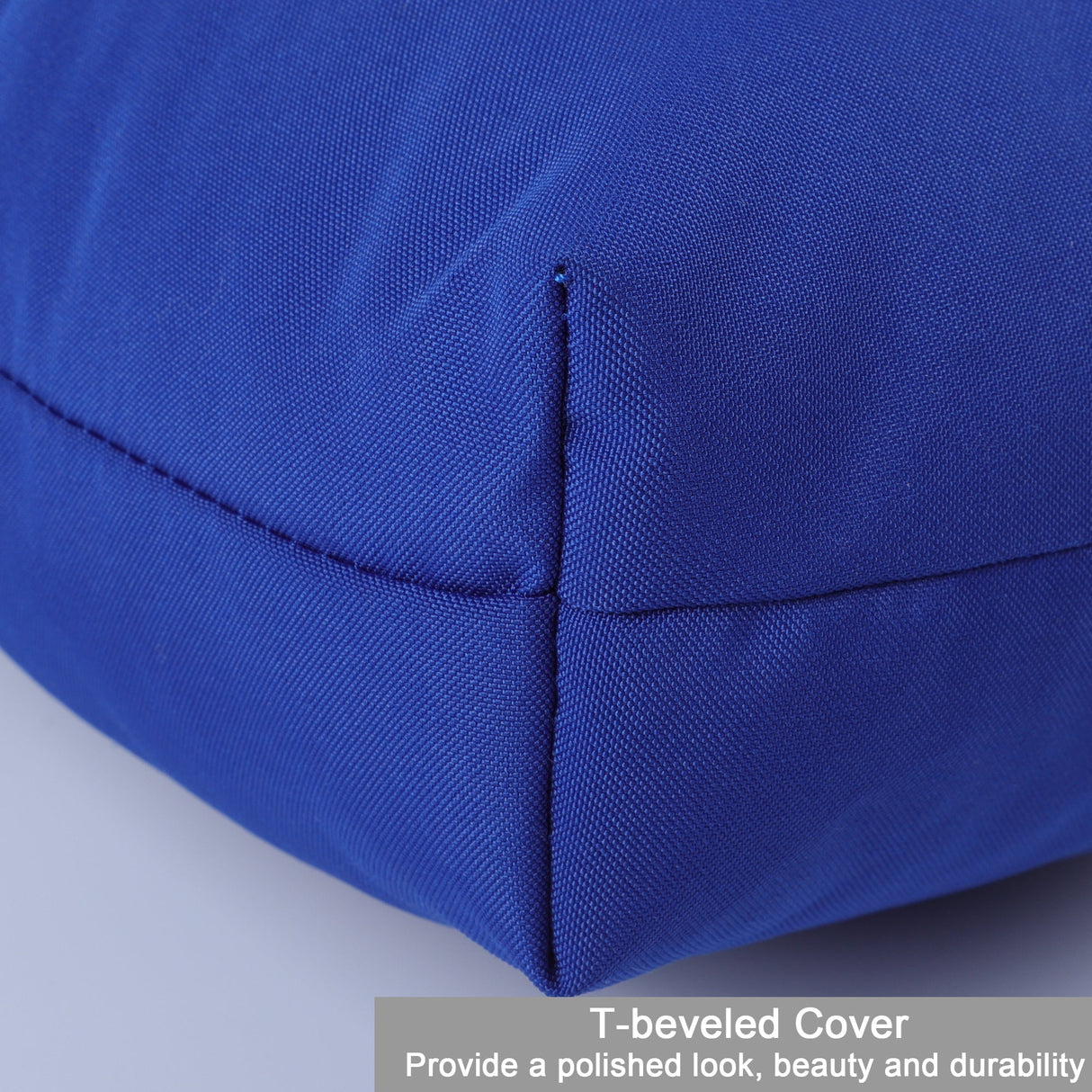 2-Piece High Back Patio Chair Cushion Set, Blue