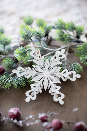 Iron Snowflake Hanger - Set of 6