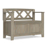 Amherst - Small Transitional Entryway Storage Bench