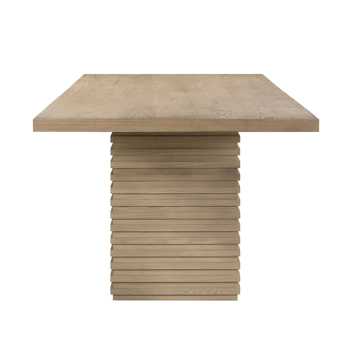 95-Inch Dining Table in Light Ash