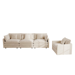 2-Piece Upholstered Sofa Set