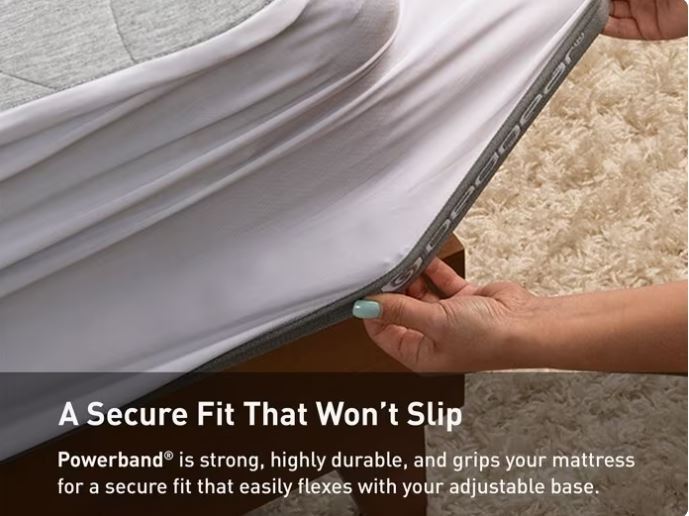 BedGear AIR-X Mattress Protector - Grey, Split King (2pc)