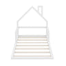 Floor Bed With House Shaped Headboard