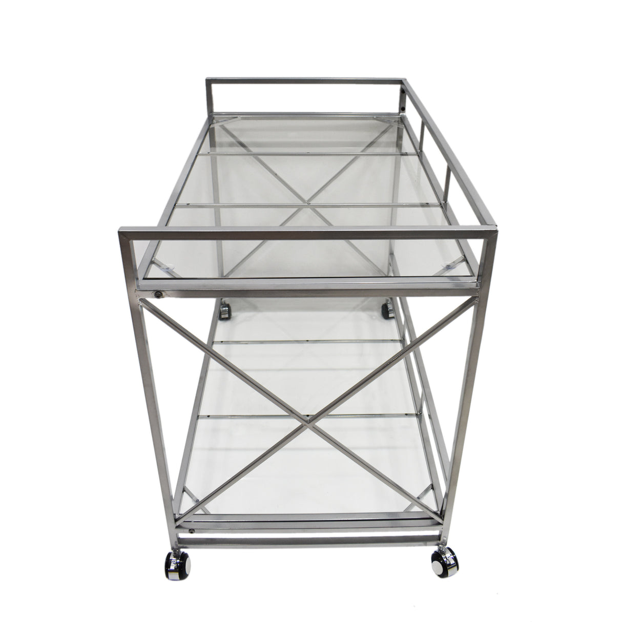 Amber bar cart