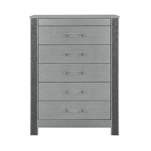 Lorenzo - Chest With Hidden Jewelry Compartment And Bar Handle - Silver