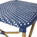 Outdoor PE Rattan and Aluminum 3-Piece French Bistro Set