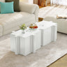 3-Piece Artistic Puzzle Table Set