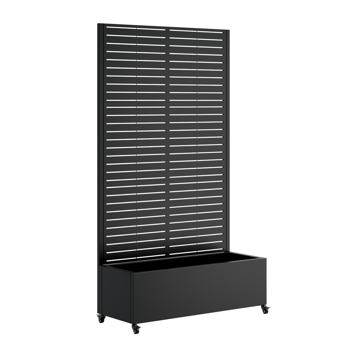 Metal Planter Box with Trellis, 73" x 35" x 16" Raised Garden Bed