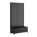 Metal Planter Box with Trellis, 73" x 35" x 16" Raised Garden Bed