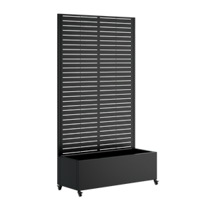 Metal Planter Box with Trellis, 73' x 35' x 16" Raised Garden Bed