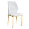 Luxury Simple Chair With Metal Leg