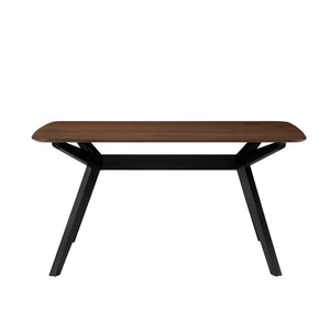 5-Pieces Upholstered Dining Set With Rubberwood Frame