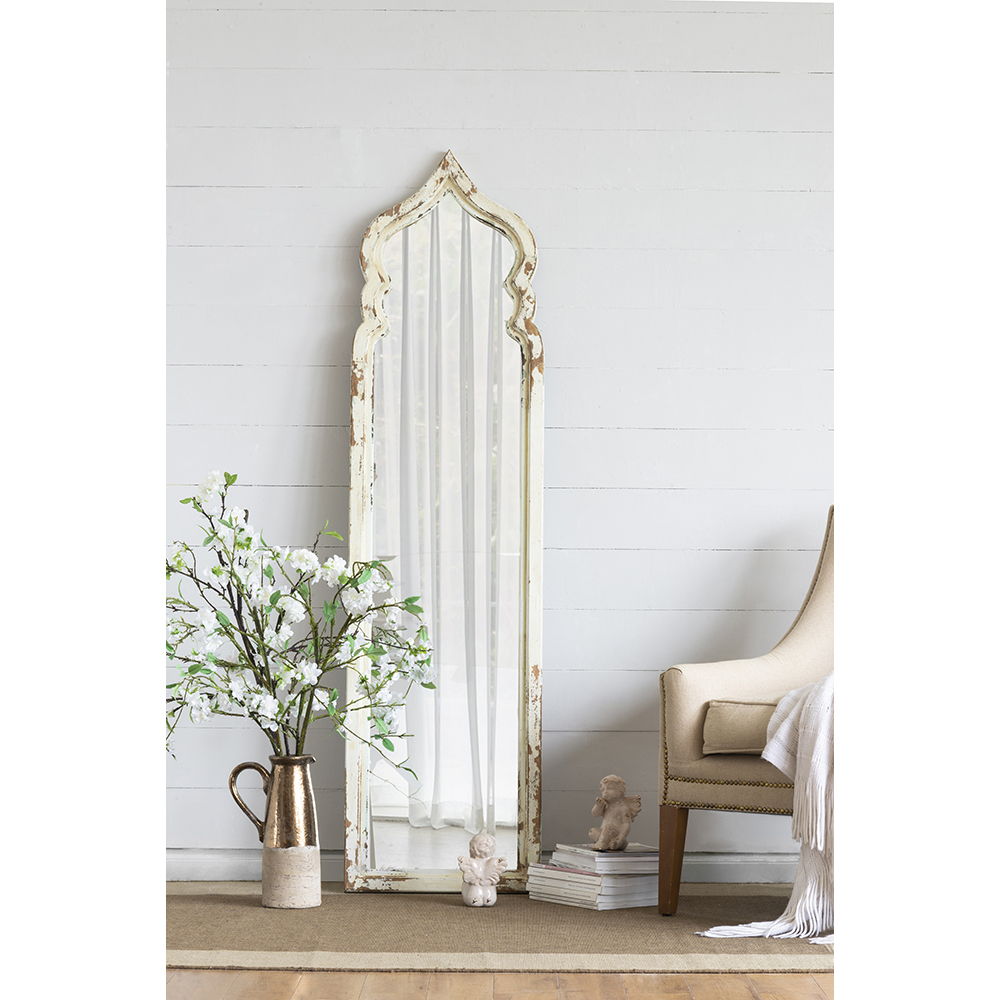 Oversized Full Length Floor Mirror with Vintage Shabby Chic Wooden Fra –  Tuesday Morning, image size:1000x1000
