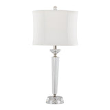 Diamond Torch 25.75' Contemporary Crystal Table Lamp Set of 2