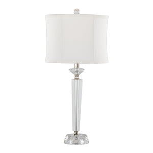 Diamond Torch 25.75' Contemporary Crystal Table Lamp Set of 2
