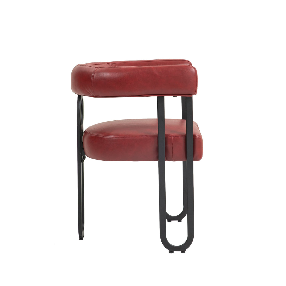 House hold contemporary designed upholstered accent/dining chair/barrel side chairs set of 2