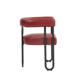 House hold contemporary designed upholstered accent/dining chair/barrel side chairs set of 2
