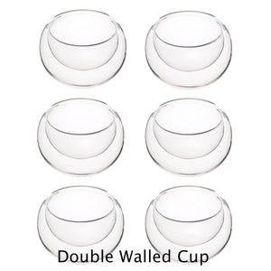 [6 double walled cups] 6 double walled cups