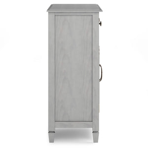 Connaught Handcrafted Entryway Storage Cabinet with Adjustable Shelves - Multiple Colors