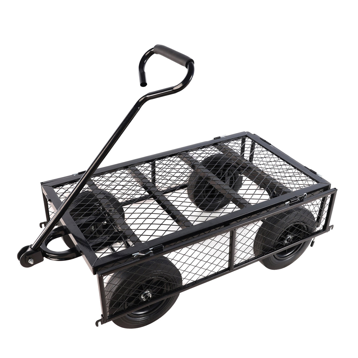 Solid Wheels Garden Cart Wagon