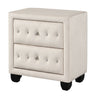 Sophia - 2 Drawer Upholstered Nightstand