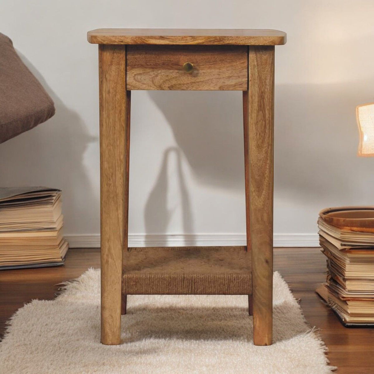 Rope 1 Drawer Table