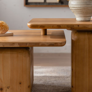 Square Coffee Table Set (Set of 2)