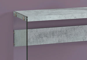 Accent Console Table For Entryway, Glossy Spacious Surface