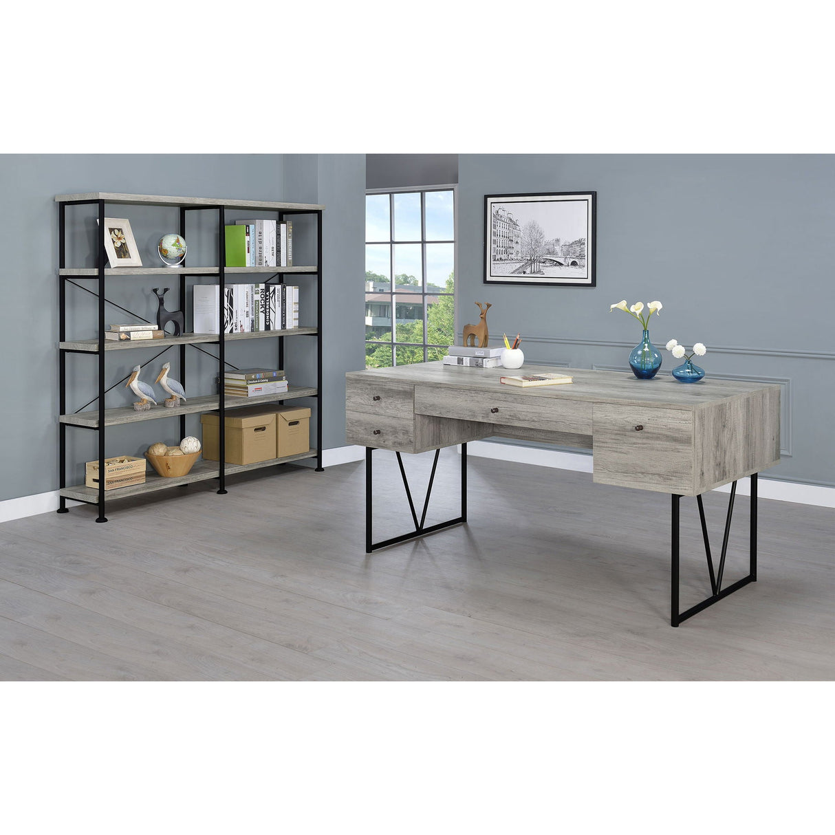 Sonoma - 4 Drawer Writing Desk