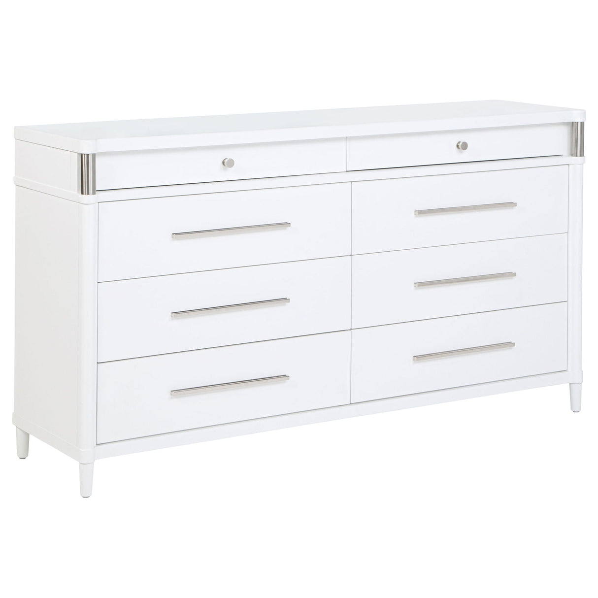 Gracemont 8-drawer Bedroom Dresser Cabinet White