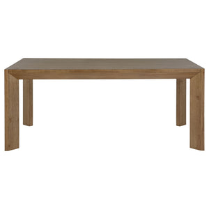 Bruner 7-piece 72-inch Rectangular Dining Set Natural Brown