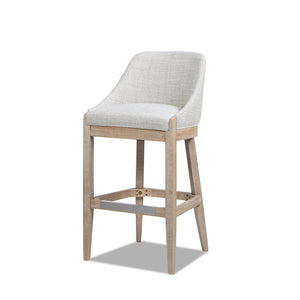 Newport 30.5' Coastal Curved Back Upholstered Barstool