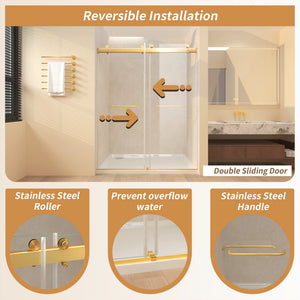 Frameless Sliding Glass Shower Doors