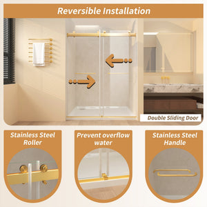 Frameless Sliding Glass Shower Doors