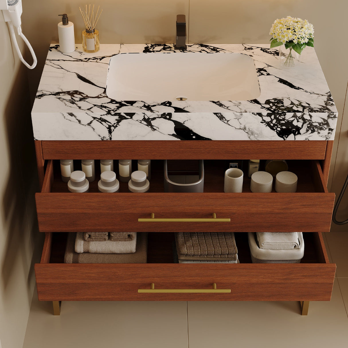 29.9" Modern Free-standing Bathroom Vanity