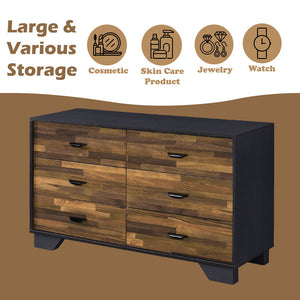 Eos - Dresser - Walnut & Black