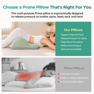 27° Ergonomic Memory Foam Support Pillow for Couples