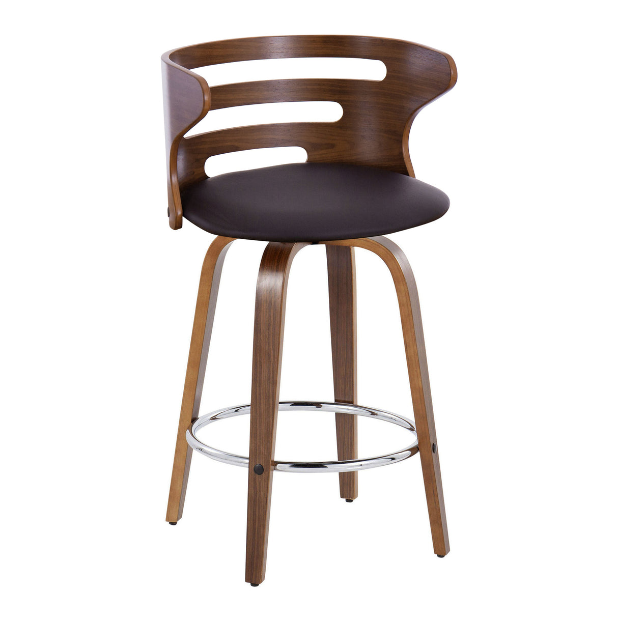 Fixed-Height Counter Stool with Swivel