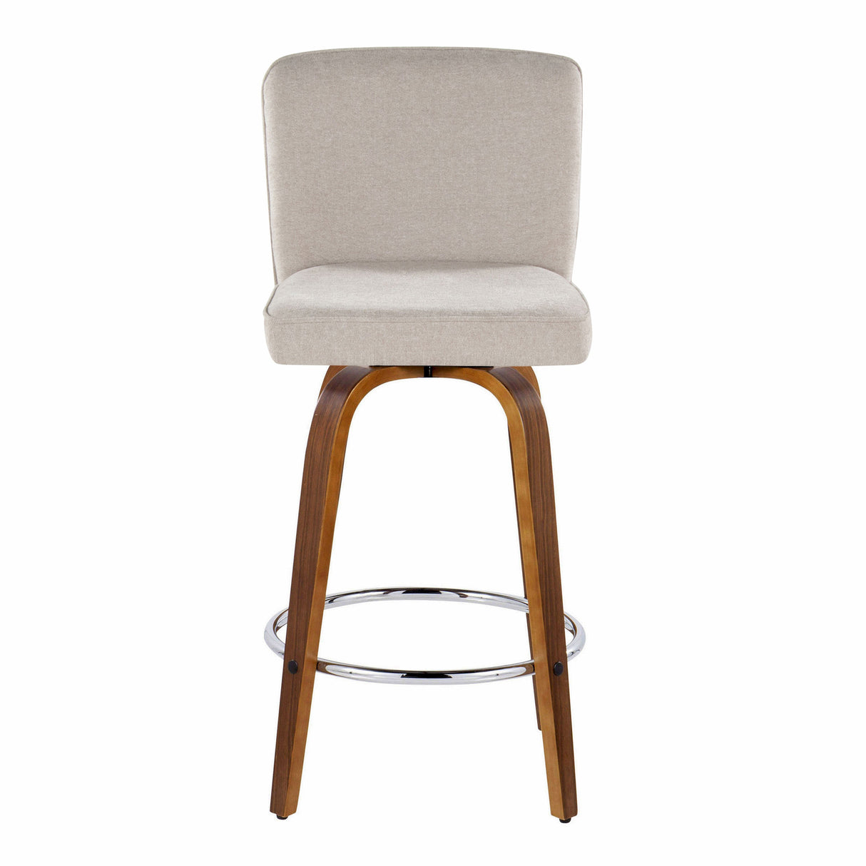 26" Contemporary Fixed-Height Counter Stool with Swivel