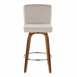 26" Contemporary Fixed-Height Counter Stool with Swivel