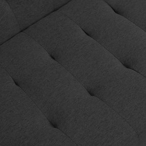 Modern Sofa Bed With Wood Frame And Stainless Legs